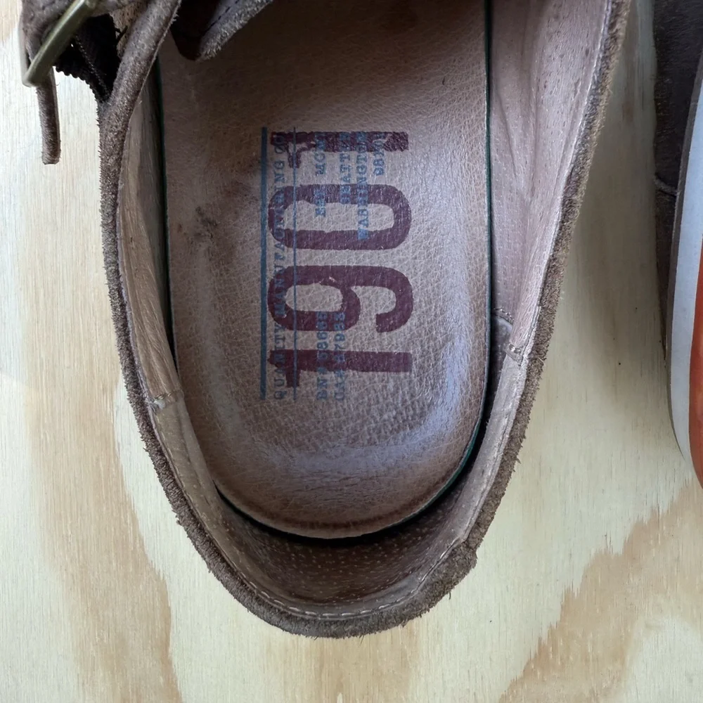 1901 Men's Brown Suede Double Monk Strap Shoes Size 11.5M - Picture 8 of 10